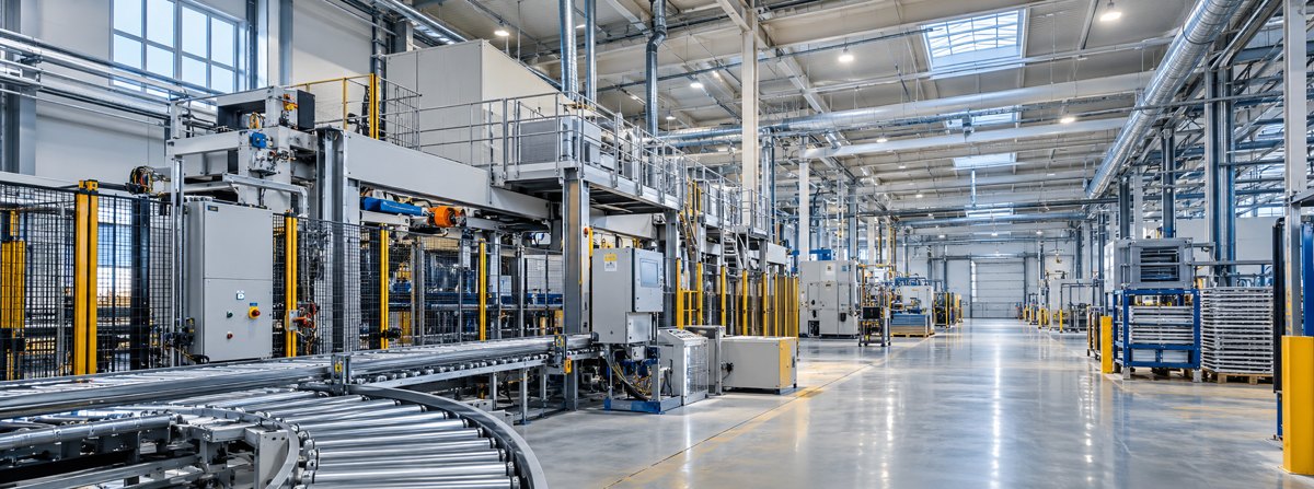 Representative manufacturing plant facility